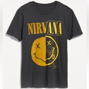 NIRVANA Graphic Short Sleeve Cotton Tee Men Size Small